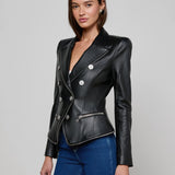 L'AGENCE - Ottilie Leather Blazer
