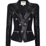 L'AGENCE - Ottilie Leather Blazer