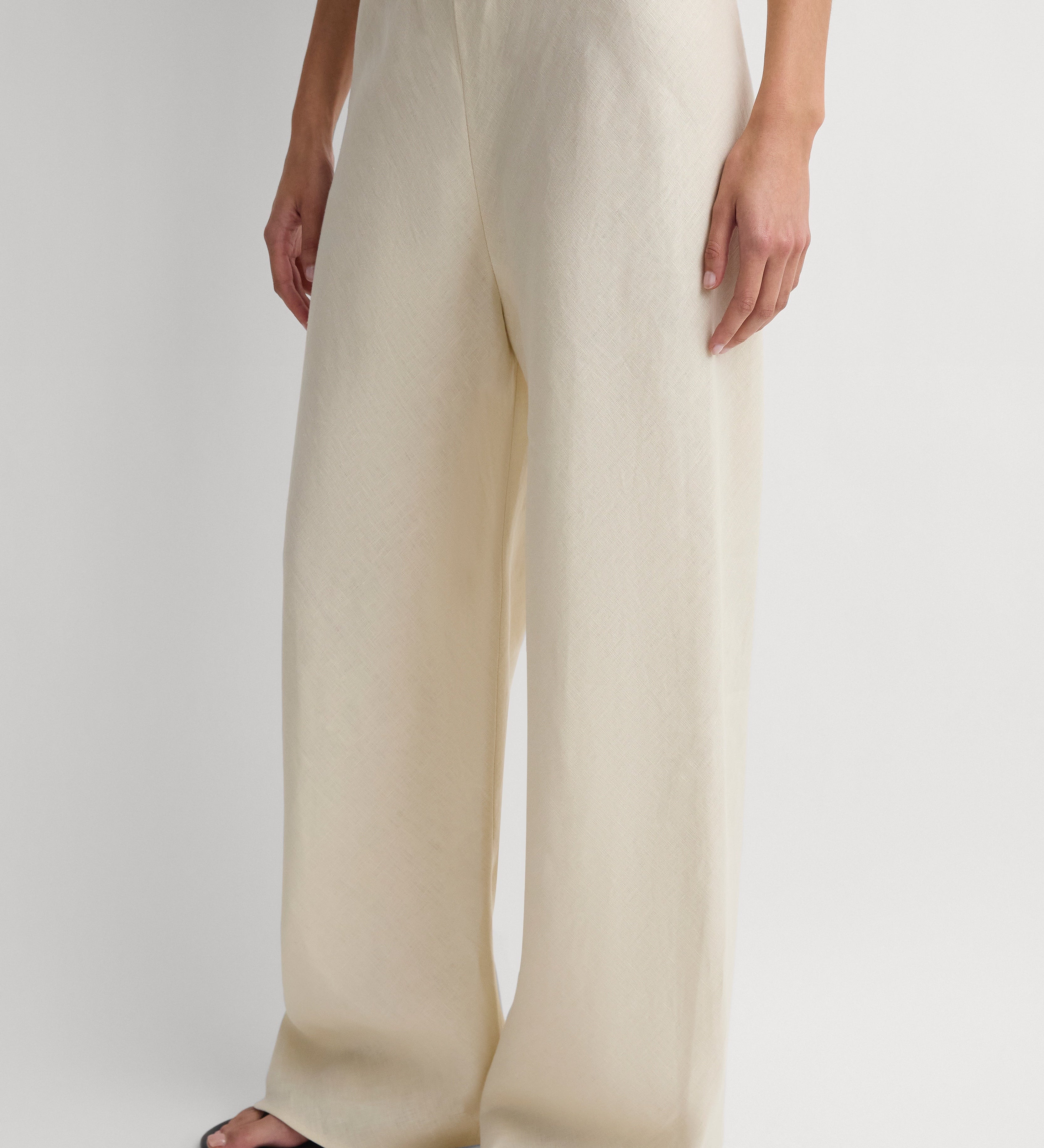 Faithfull - The Linen Pant Milk
