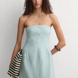Faithfull - The Bandeau Dress Teal