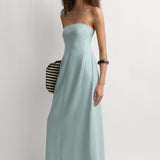 Faithfull - The Bandeau Dress Teal