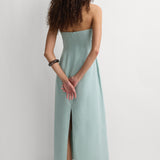 Faithfull - The Bandeau Dress Teal