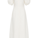Faithfull - Vence Midi Dress White