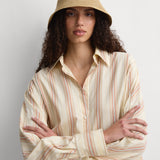 Faithfull - The Stripe Shirt Straw Stripe