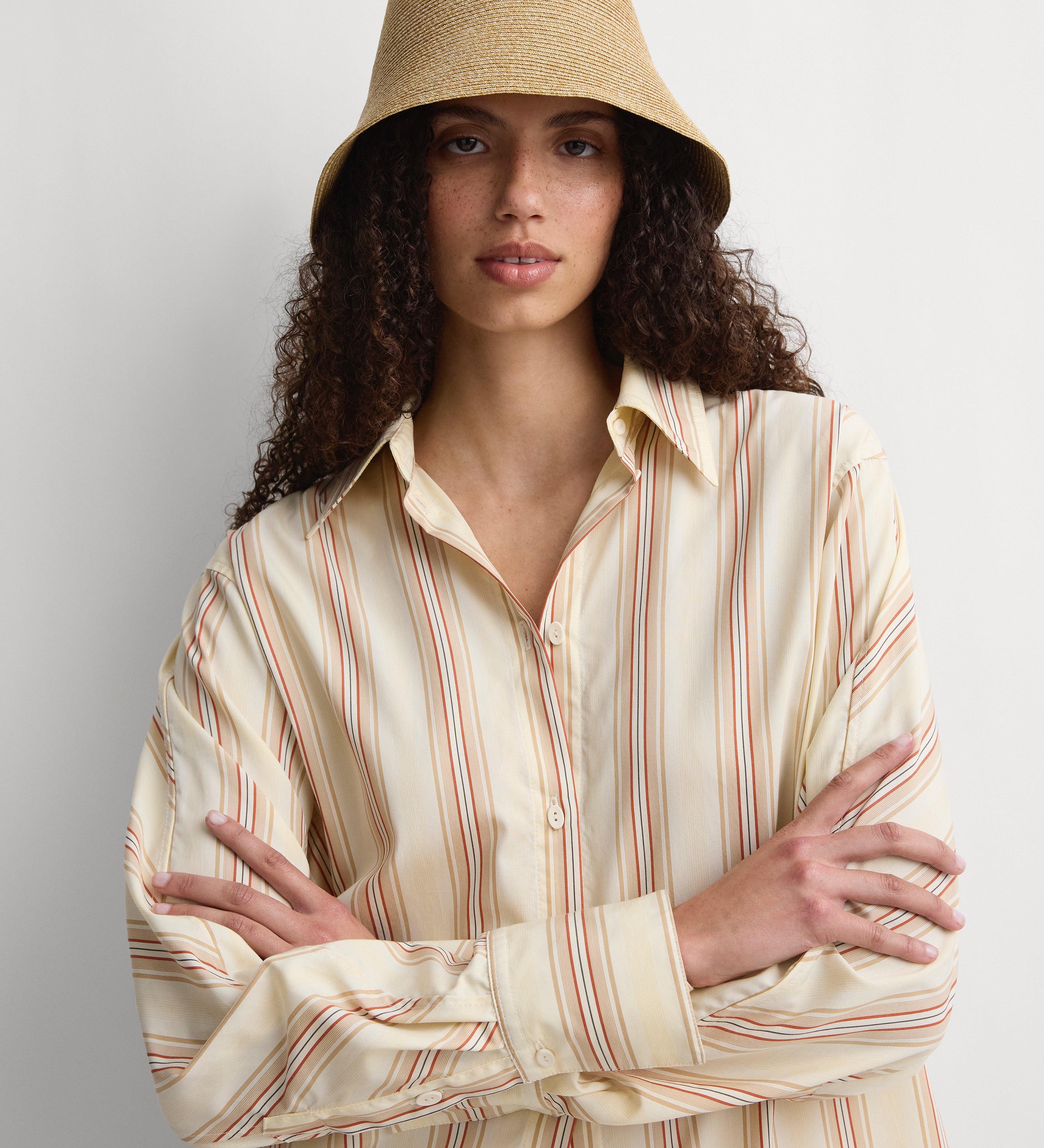 Faithfull - The Stripe Shirt Straw Stripe