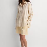 Faithfull - The Stripe Shirt Straw Stripe