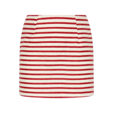 Faithfull - Jane Mini Skirt Breton Stripe Red