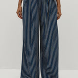 Faithfull - Lalia Trouser Chevron Stripe Vintage Navy