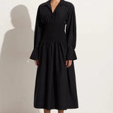 Faithfull - Cervo Midi Dress Black - Final Sale