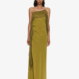 Christopher Esber - Droplet Bead Crochet Trimmed Cami Dress