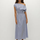 Faithfull - Kara Maxi Dress Helle Stripe Vintage Navy