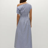 Faithfull - Kara Maxi Dress Helle Stripe Vintage Navy