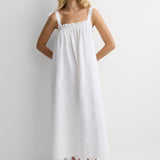 Faithfull - Noela Midi Dress Sandara Broderie White