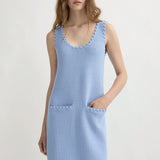 Posse - HARLAN MINI DRESS - BLUE