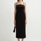 Posse - QUINCY DRESS - BLACK