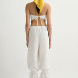 Posse - LOIS TIE TOP - VINTAGE WHITE