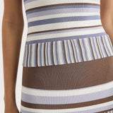 Faithfull - Citara Strapless Top Pale Blue Stripe
