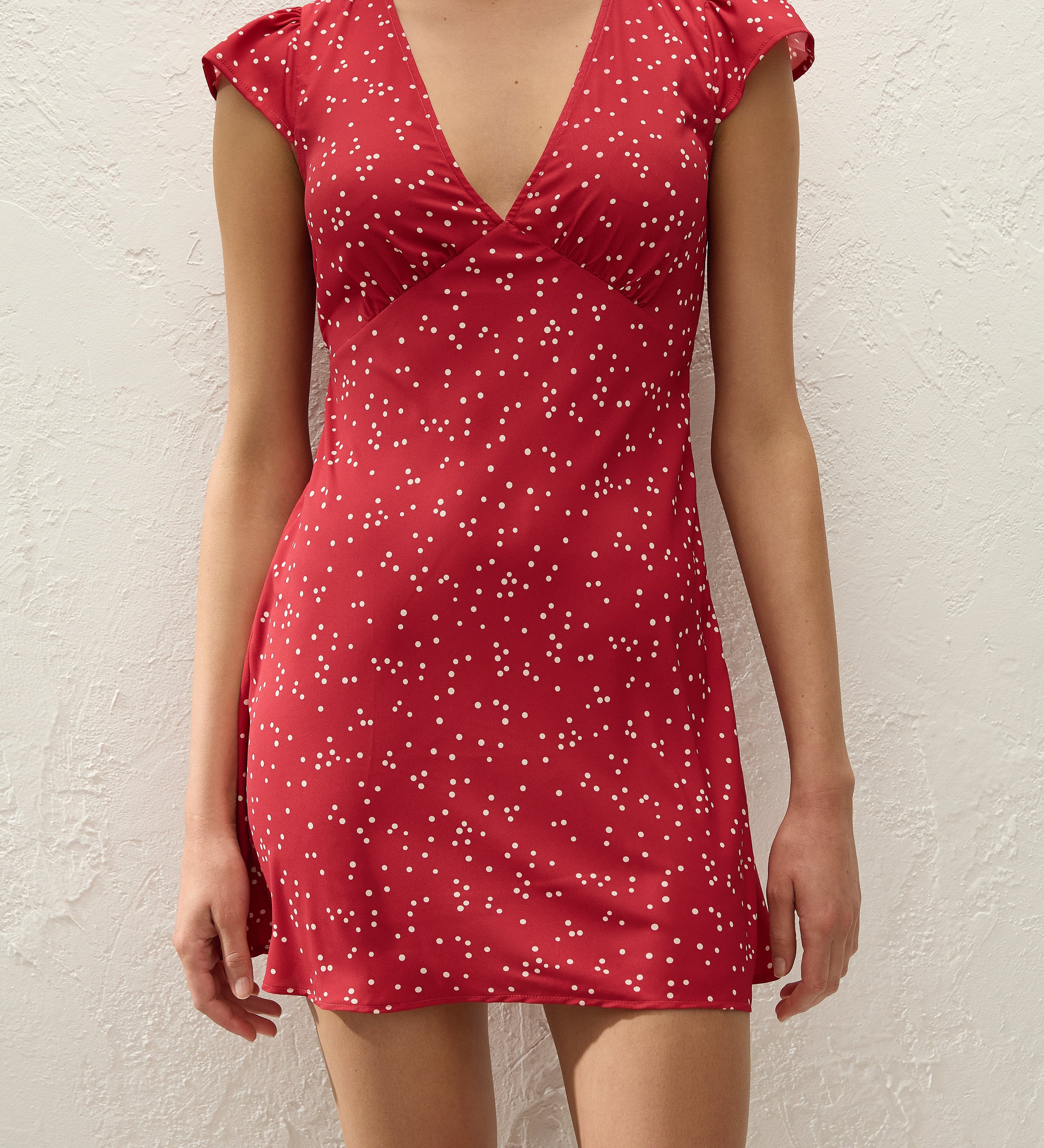 Faithfull - Alvisa Mini Dress Linnea Dot Rosso