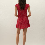 Faithfull - Alvisa Mini Dress Linnea Dot Rosso