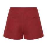 Faithfull - Florine Mini Shorts Deep Red