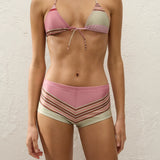 Faithfull - Arabella Bikini Top Barragan Stripe Dusty Mauve