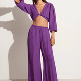 Faithfull - Palmera Top Violet - Final Sale