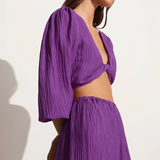 Faithfull - Palmera Top Violet - Final Sale