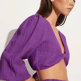 Faithfull - Palmera Top Violet - Final Sale