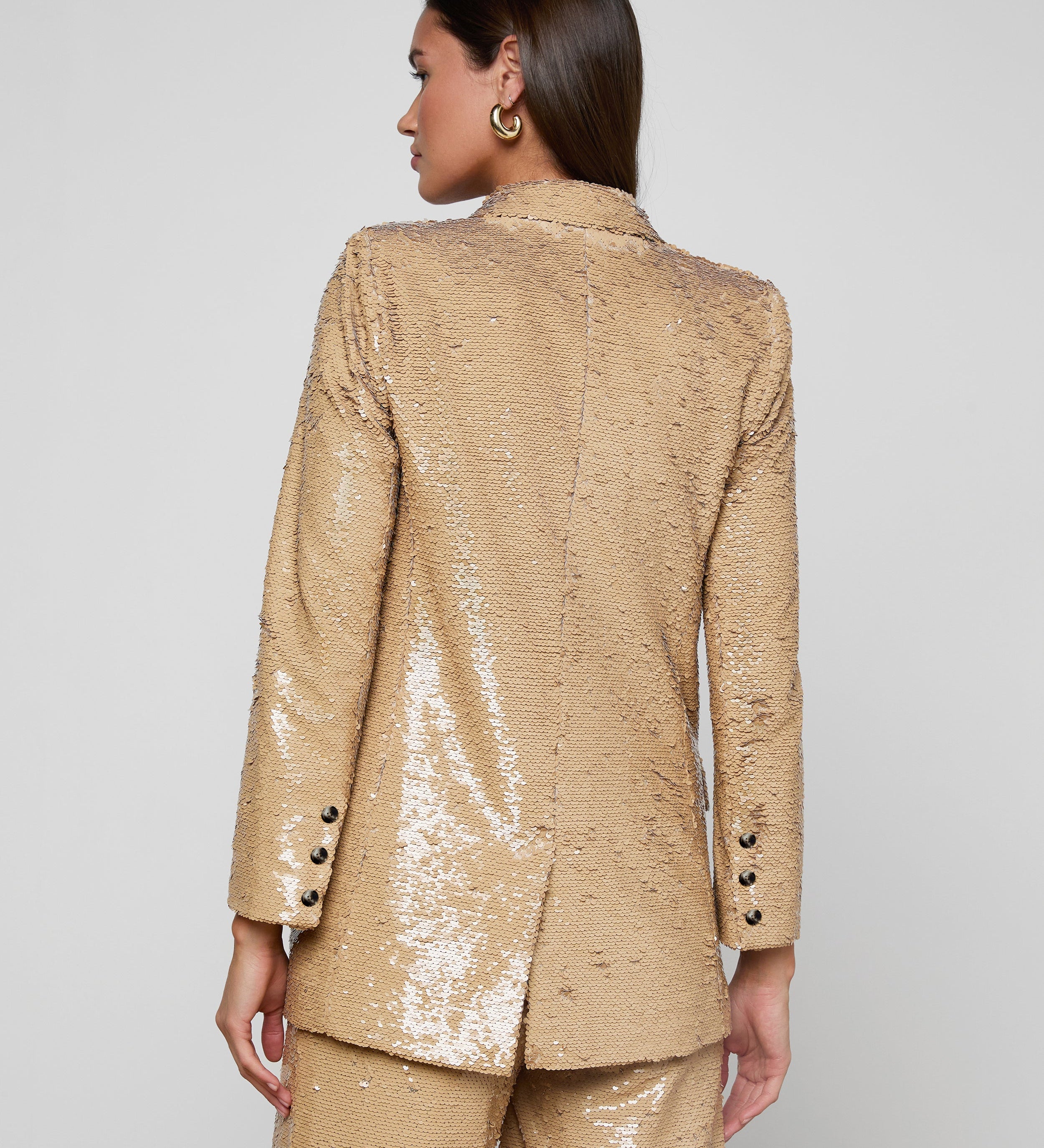 L'AGENCE - Cambrie Oversized Sequin Blazer