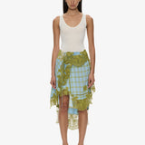 Christopher Esber - Embroidered Handkerchief Envelope Midi Skirt