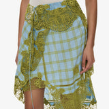 Christopher Esber - Embroidered Handkerchief Envelope Midi Skirt