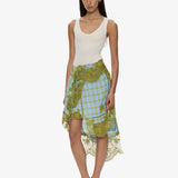 Christopher Esber - Embroidered Handkerchief Envelope Midi Skirt