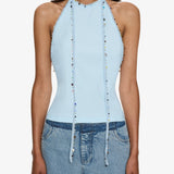 Christopher Esber - Beach Quartz Halter Lycra Top