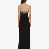 Christopher Esber - Arced Palm Strapless Fringe Dress