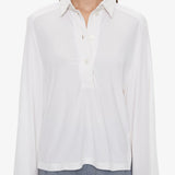 Christopher Esber - Deconstruct Denim Long Sleeve Polo