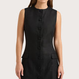 Faithfull - Jane Mini Dress Black - Final Sale