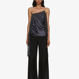 Christopher Esber - Droplet Bead Crochet Trimmed Cami