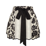 Posse - ROMEO APRON - NOIR BLOOM