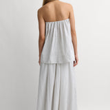 Faithfull - Eliana Skirt Oliva Stripe Ecru