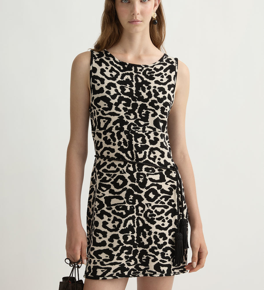 Posse - LEXI MINI DRESS - LEOPARD