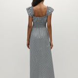 Faithfull - Janne Midi Dress Hanne Gingham Vintage Navy