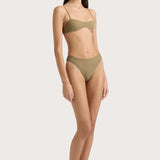 Faithfull - Henni Bikini Bottom Khaki - Final Sale
