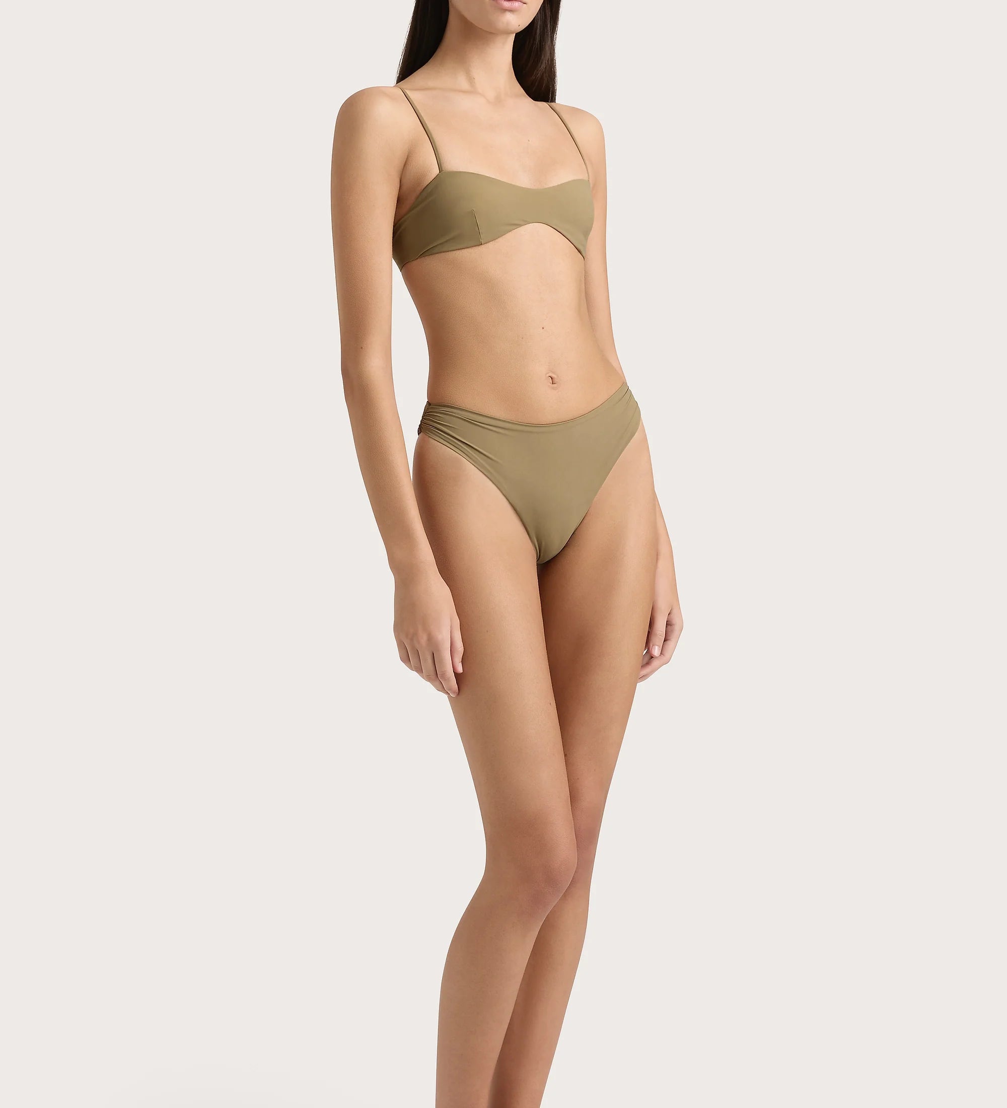 Faithfull - Henni Bikini Bottom Khaki - Final Sale