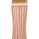 Faithfull - Citara Skirt Puce Sepia Stripe