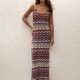 Faithfull - Elisa Maxi Dress Cadaquès Stripe