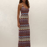 Faithfull - Elisa Maxi Dress Cadaquès Stripe