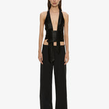 Christopher Esber - Tuxedo Contrast Wool Trouser