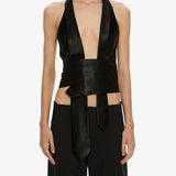 Christopher Esber - Tuxedo Contrast Wool Trouser