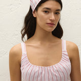 Faithfull - Lucia Head Scarf Fiori Stripe Palazzo