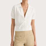 Faithfull - Sable Polo Shirt White - Final Sale